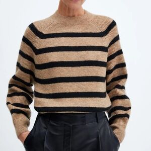 MANGO striped sweater